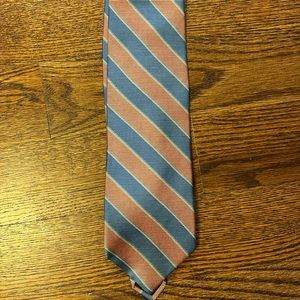 Brooks Brothers Blue and Pink Striped Tie